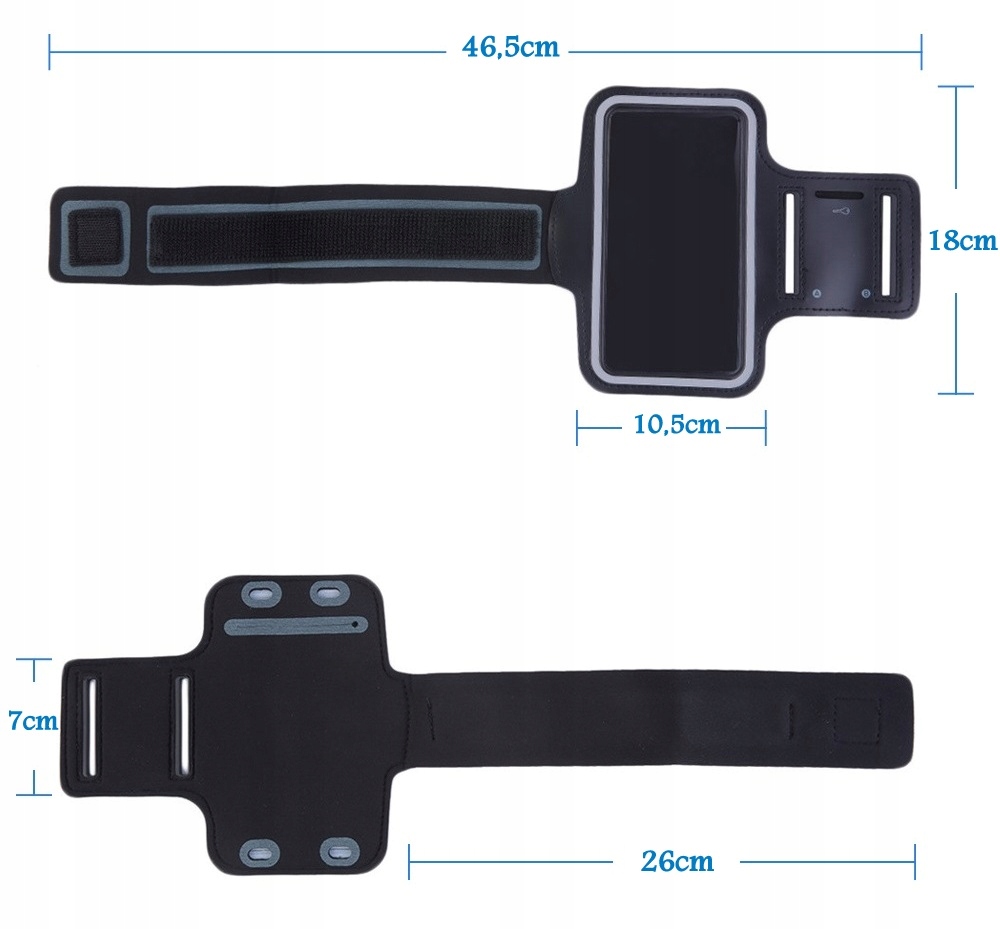 Etui OPASKA Sport na RAMIĘ na Telefon 6-6,5 cali Model Premium