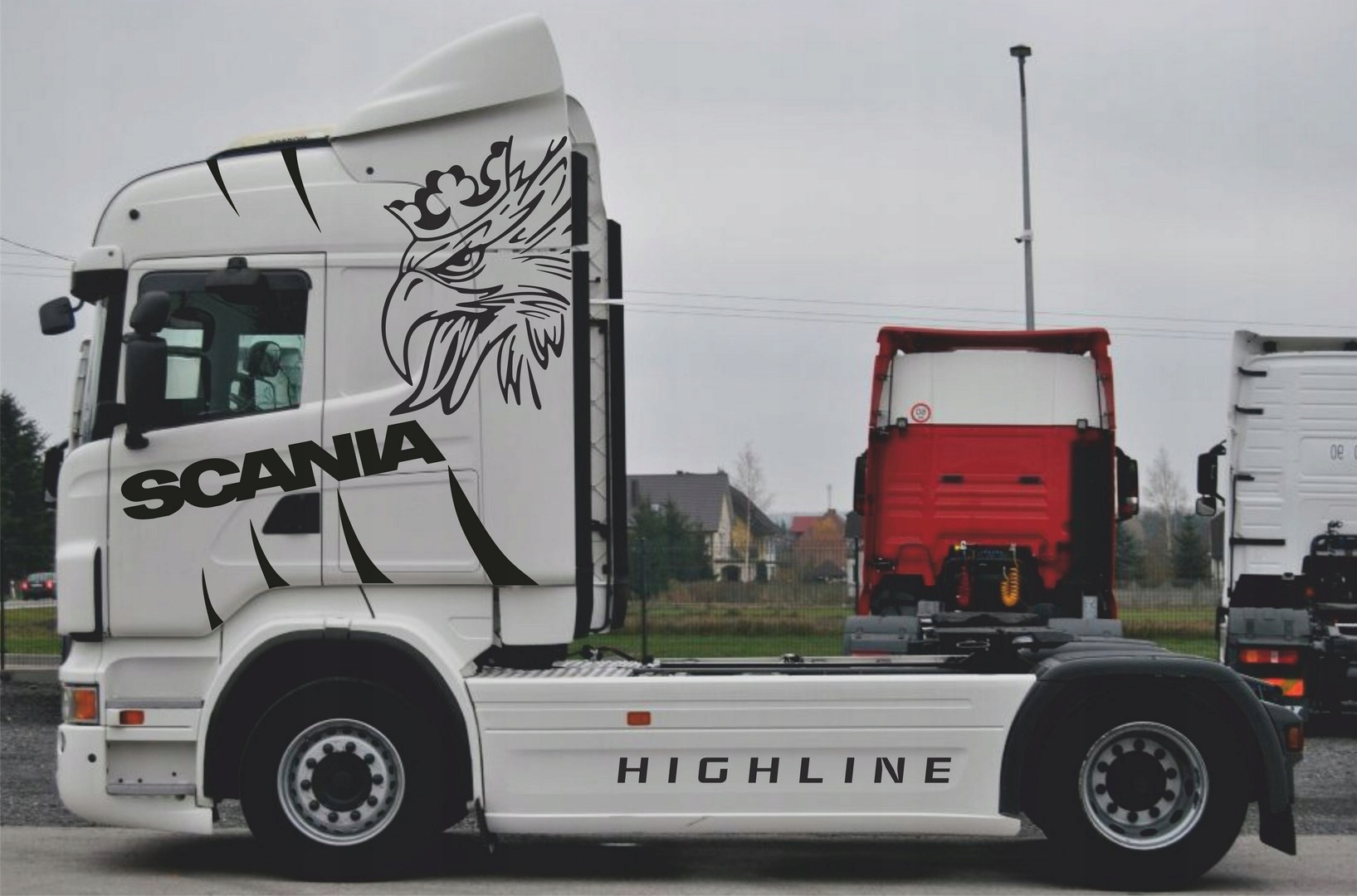 НАКЛЕЙКИ НАКЛЕЙКА SCANIA R TOPLINE HIGHLINE