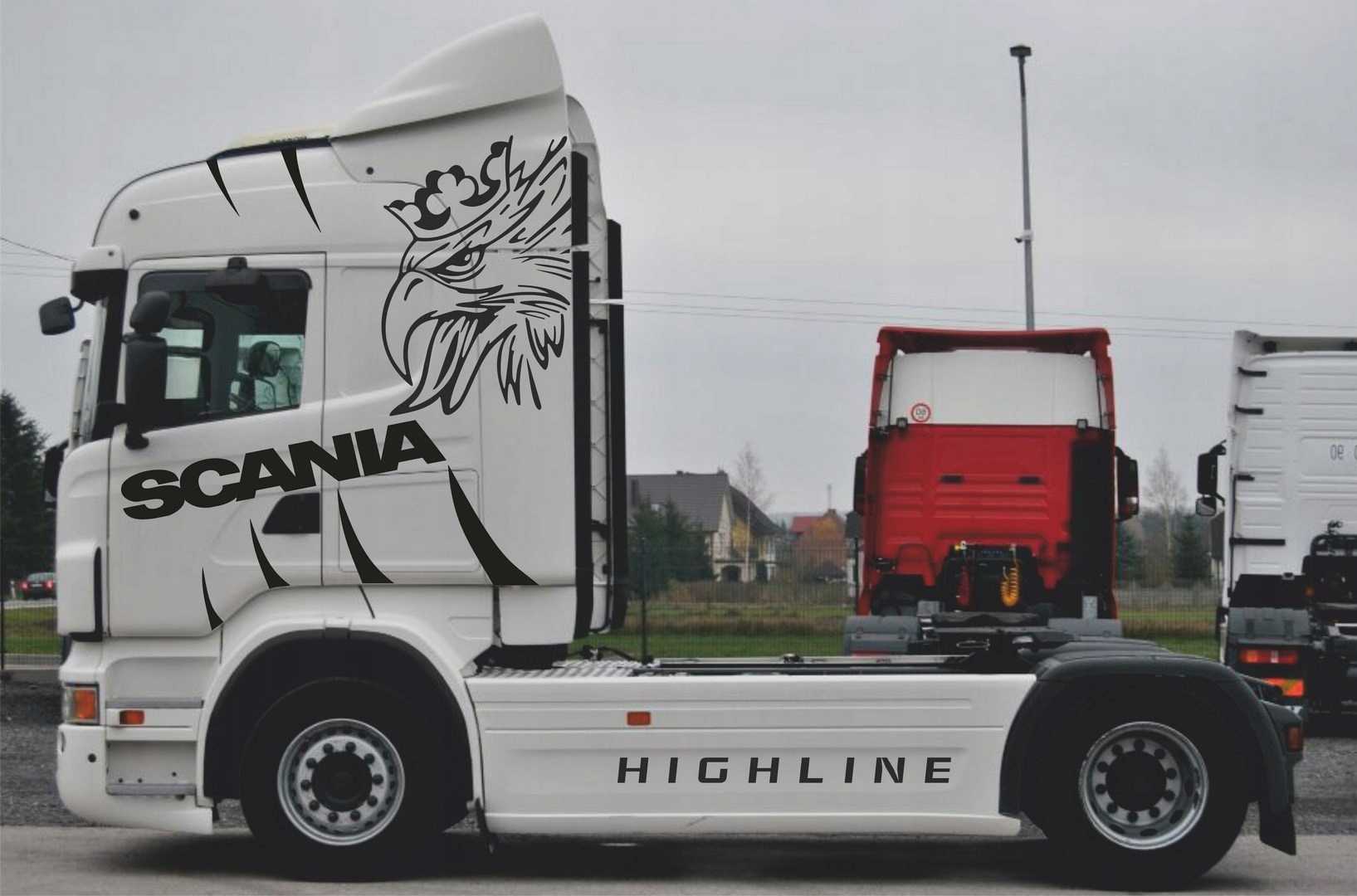 NAKLEJKI NAKLEJKA SCANIA R TOPLINE HIGHLINE Manufacturer catalog number 45200687