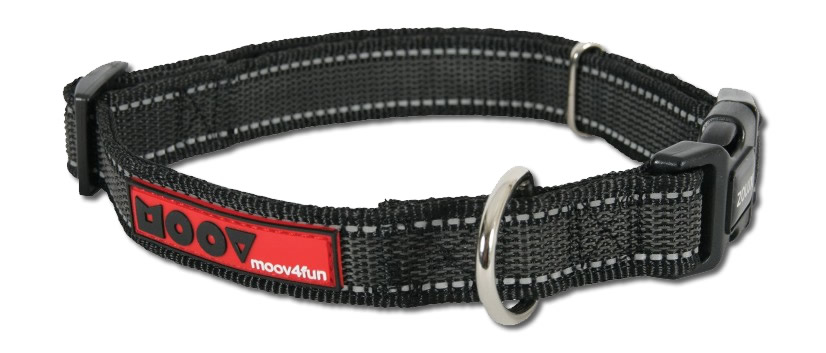 

Obroża dla psa regulowana Moov 20 mm (36-47cm) Blk