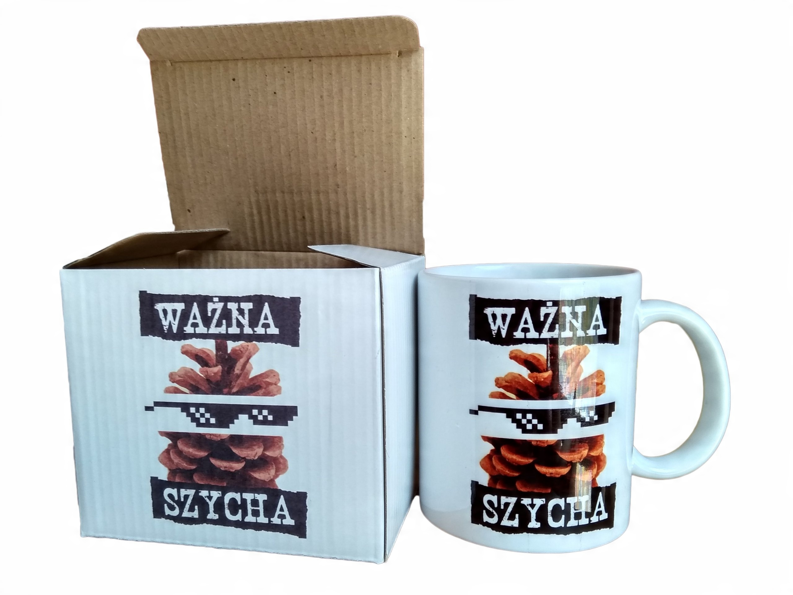 

Kubek Z Nadrukiem Ważna Szycha Na Urodziny