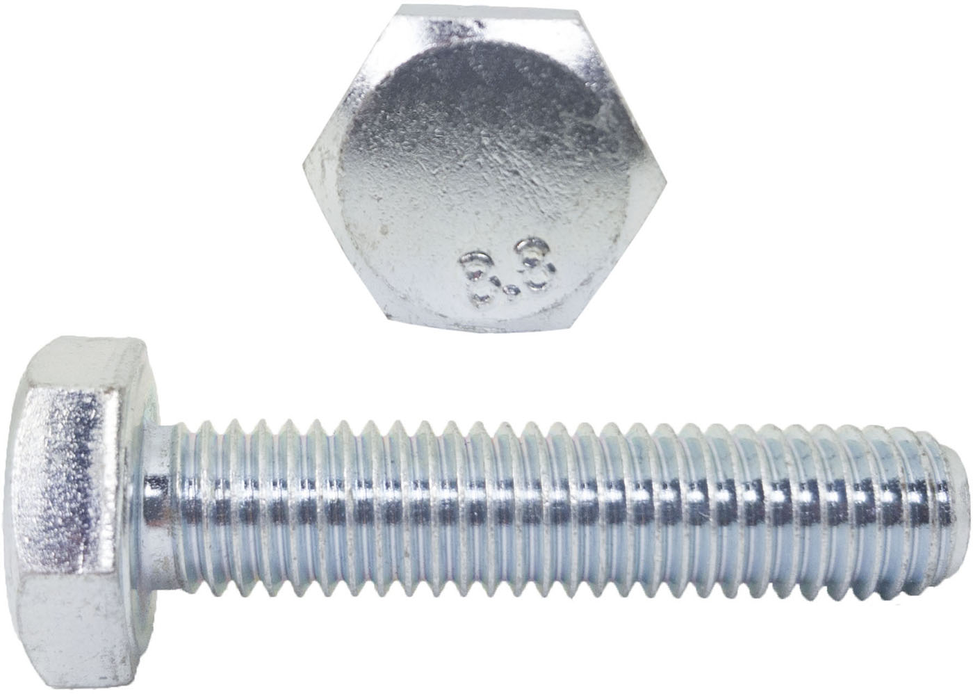 

M10x25 Śruby łeb 6-kątny 8.8 ocynk Din 933 5szt.