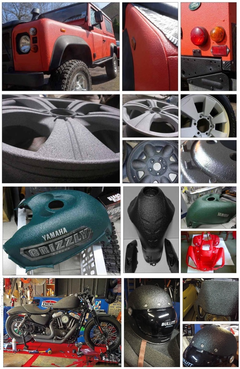 U-POL RAPTOR do barwienia 4 but 400ml RAL+pistolet Opakowanie Puszka