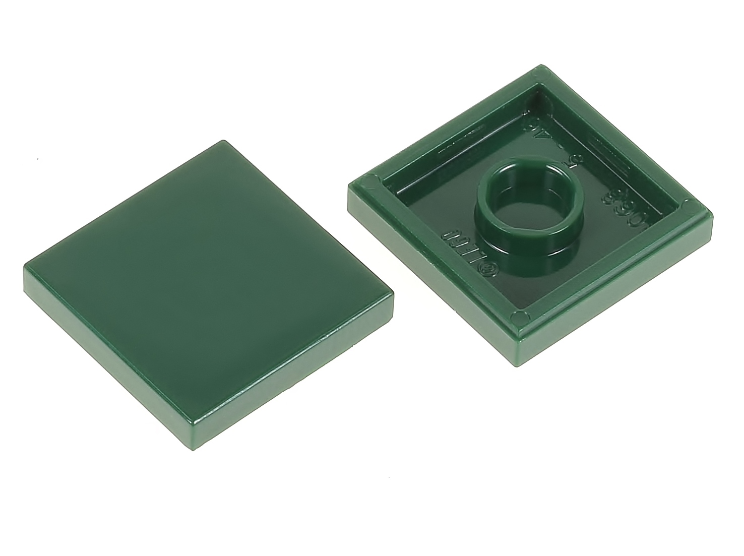 

Lego Płytka gładka 2x2 3068b zielona ciemna 2 szt.