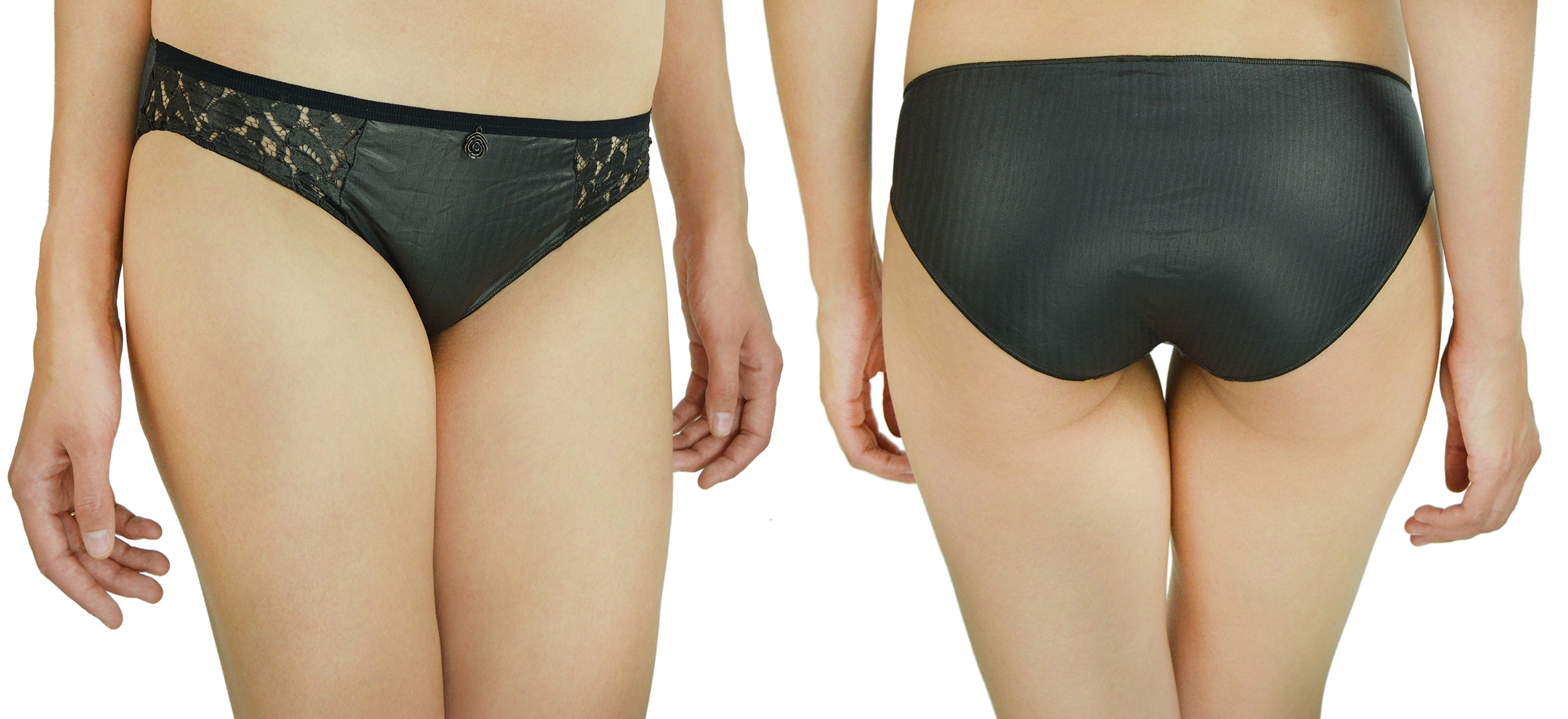 

Intimissimi majtki figi czarne skórzane M