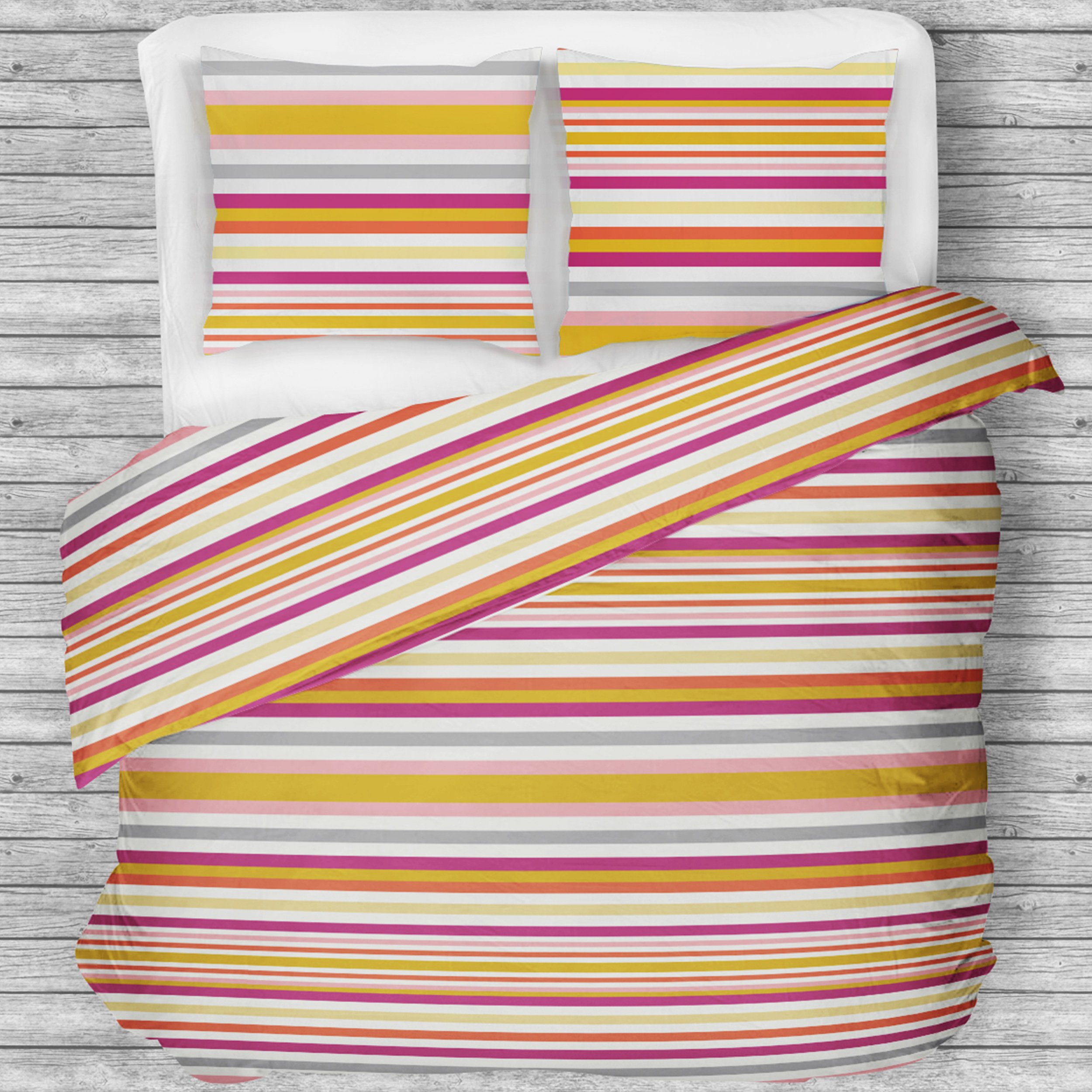 Povlečení Komplet Povlak na polštář 200x220 2x 70x80 Konsimo