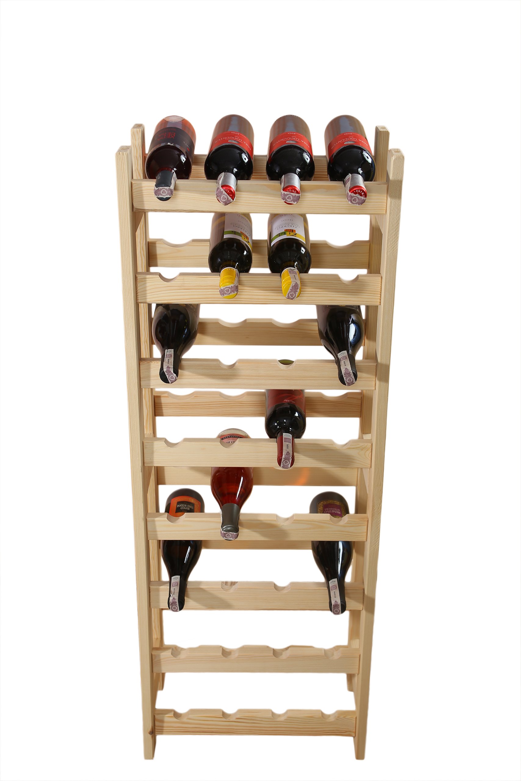 

Regał, stojak na wino 32 butelki (4x8), producent