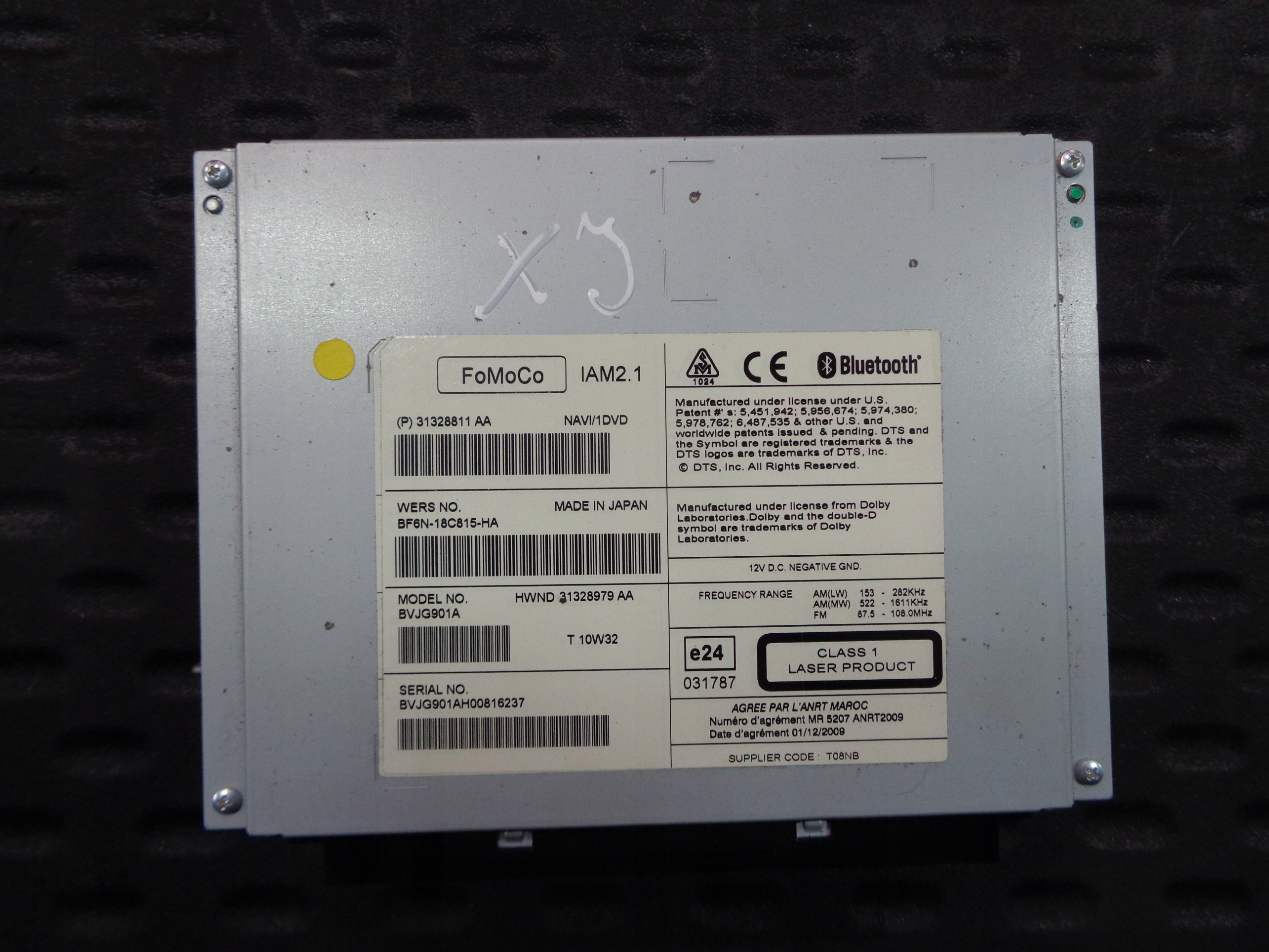 RADIO player CD DVD NAVI JAGUAR XJ IV X351 3.0 D 31328811AA