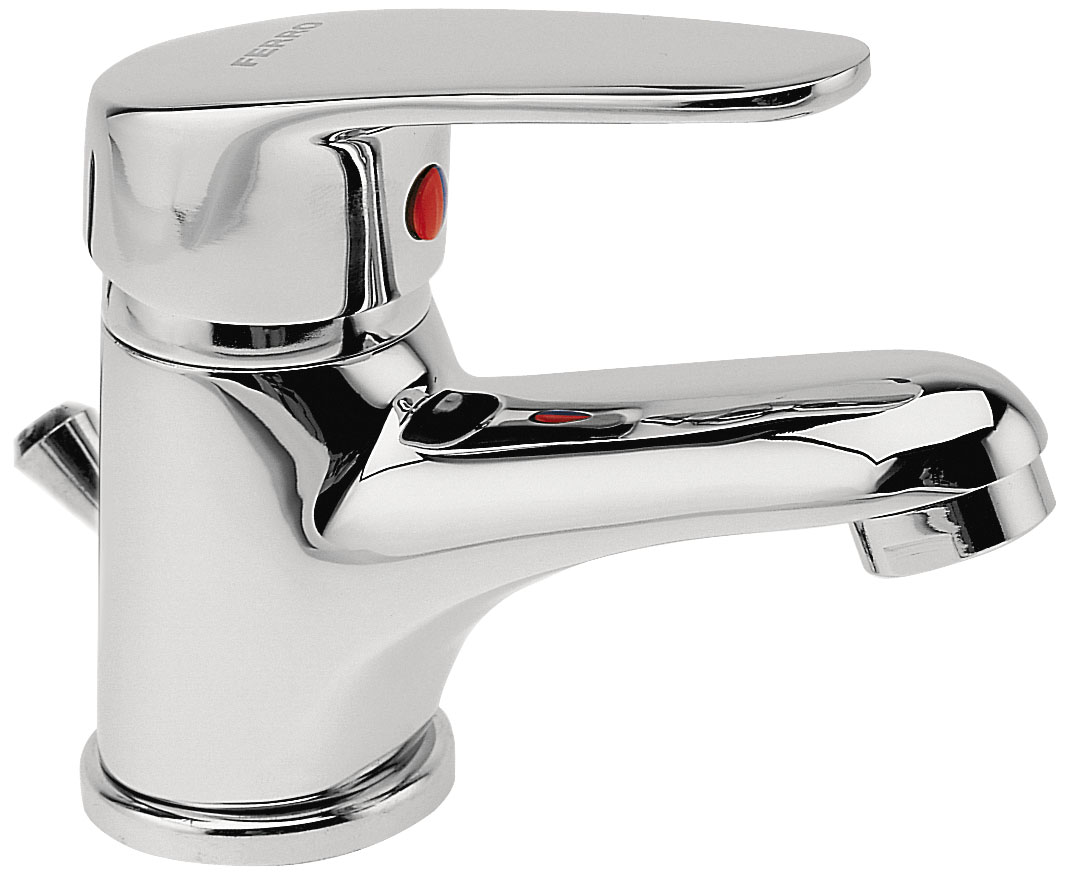 Bateria umywalkowa stojąca Ferro Smile chrom