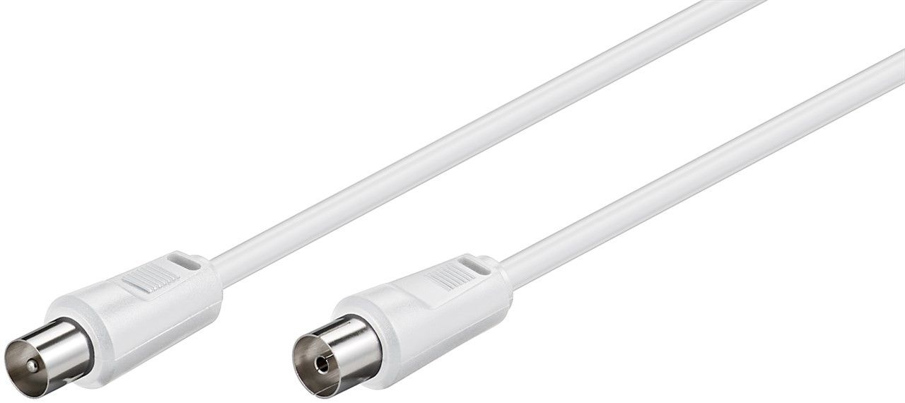 

Kabel Przewód Antenowy Koncentryczny 0,5M Biały