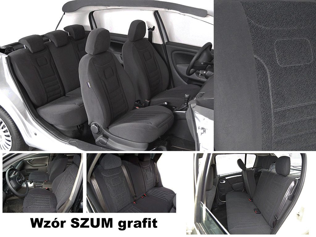 Mazda 5 I Premacy 2 POKROWCE NA FOTELE SAMOCHODOWE Materiał welur