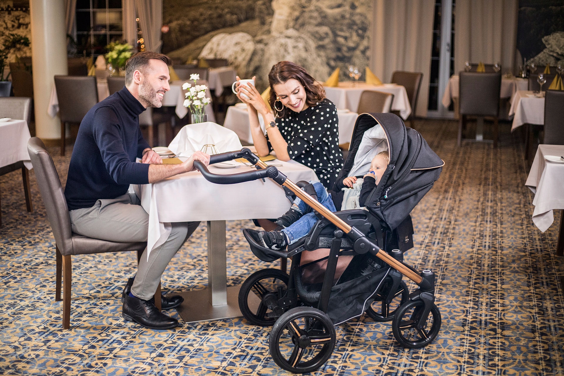 WÓZEK BEBETTO NICO ESTILO 2w1 KOLOR 01 MIEDZIANY Kod producenta nico estilo