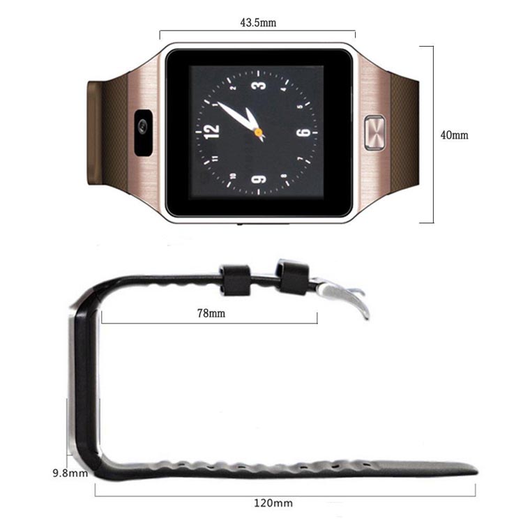 SMARTWATCH DZ09 ZEGAREK 34 FUNKCJE ROZMOWY SIM PL Rodzaj smartwatch