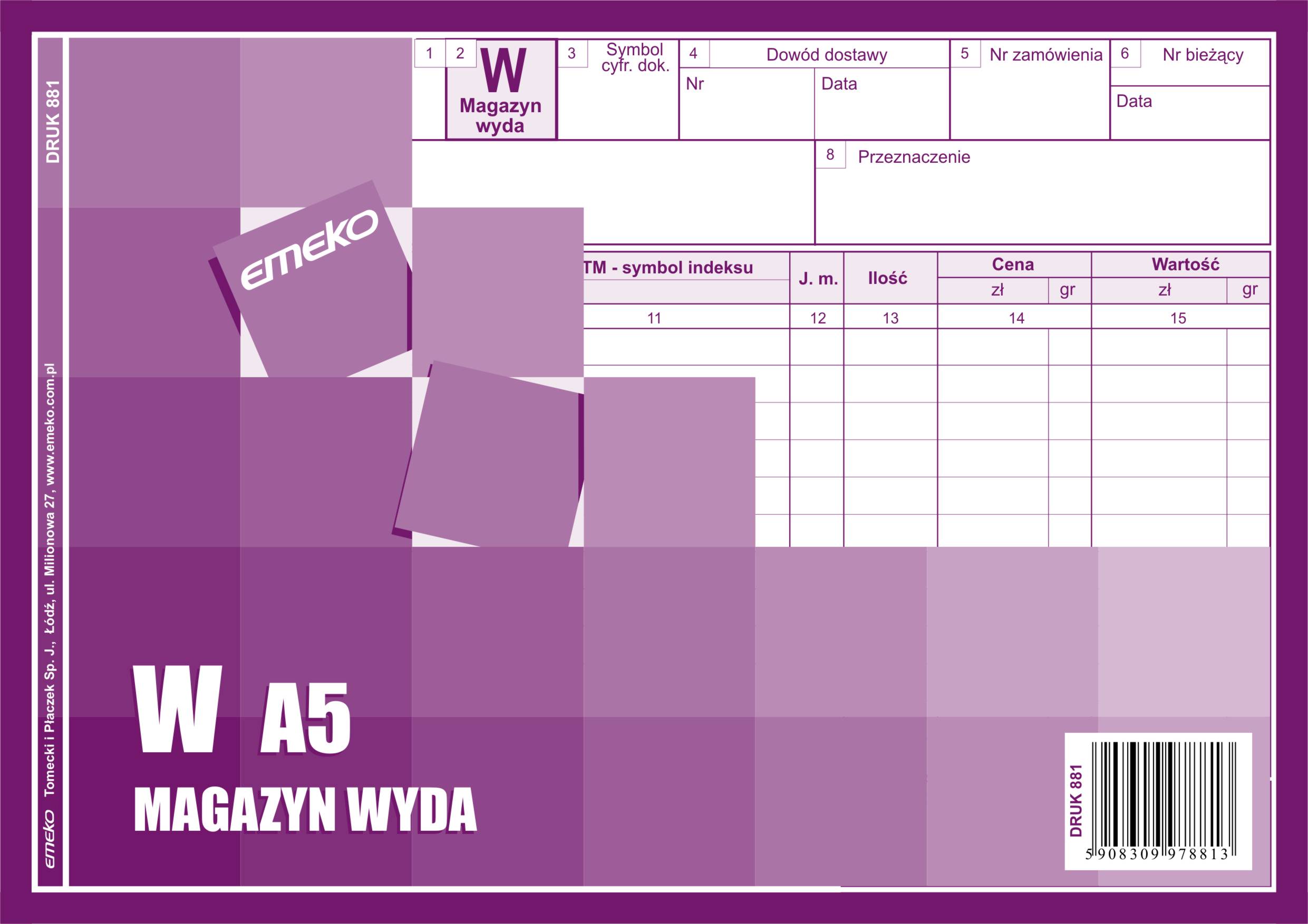 

Druk W Magazyn Wyda A5 80K Emeko