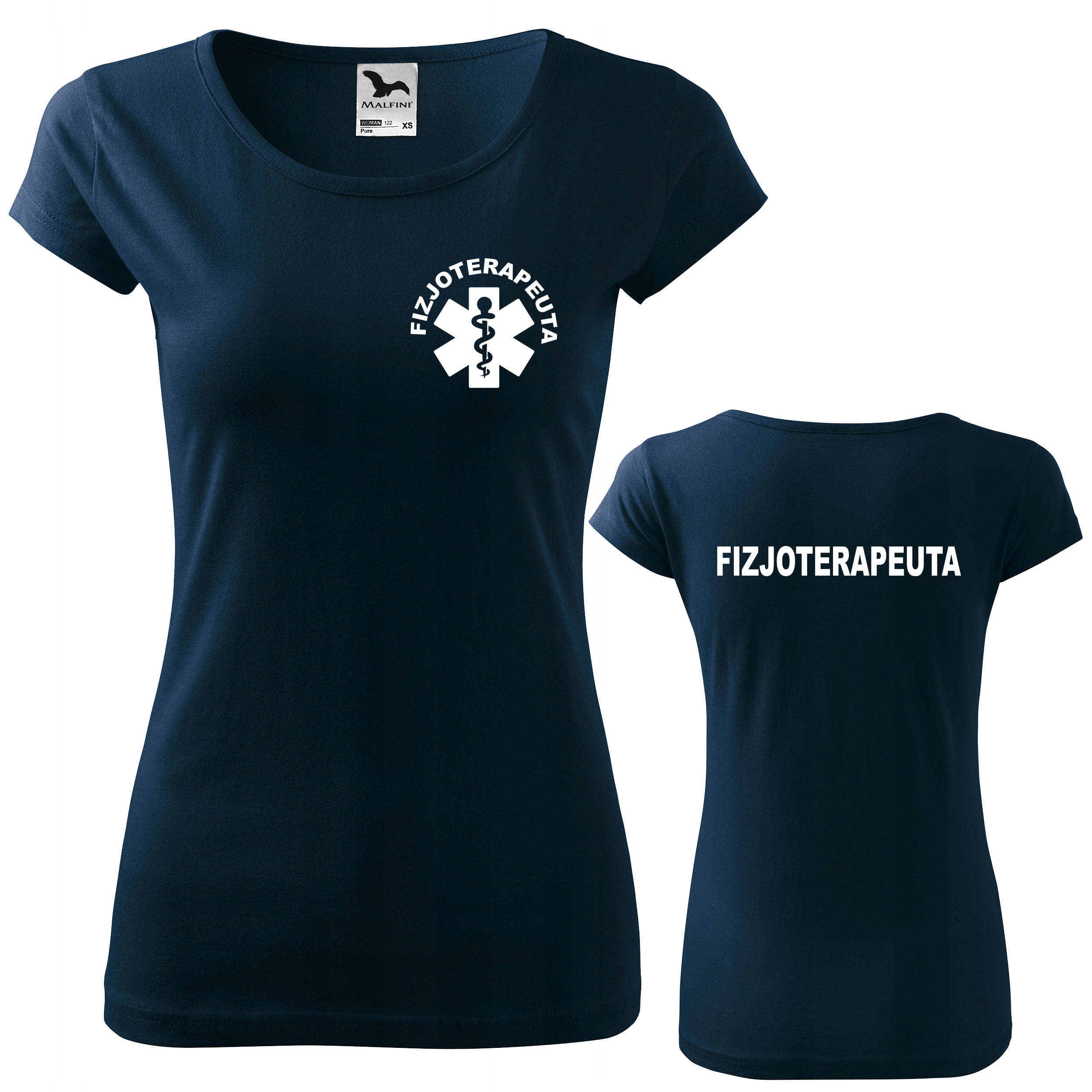 

Haft Damska koszulka Fizjoterapeuta roz M
