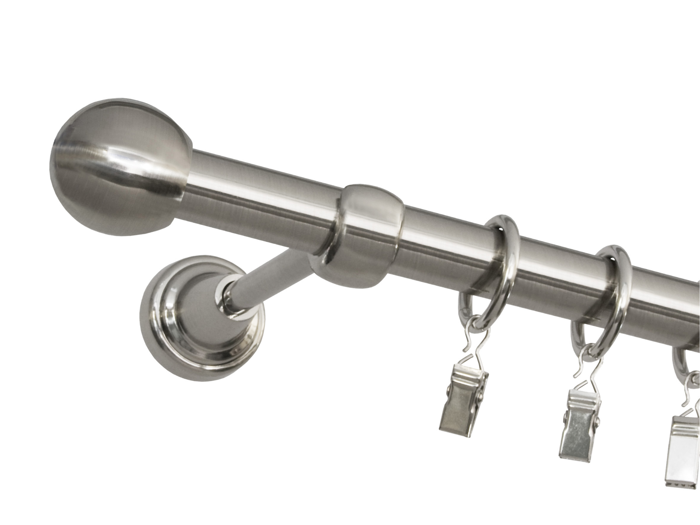

Karnisz Bojanek pojedynczy 19mm Kulka 240cm Metal