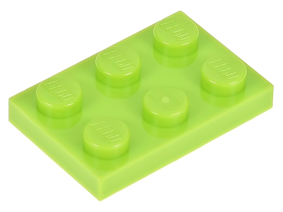 

Lego Płytka zwykła 2x3 3021 limonka