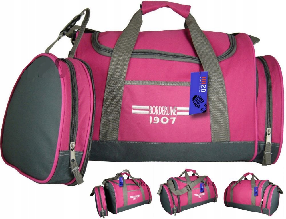 TORBA + KOSMETYCZKA Podróżna SPORTOWA BAGAŻ PODRĘCZNY DO SAMOLOTU SB07 Marka inna