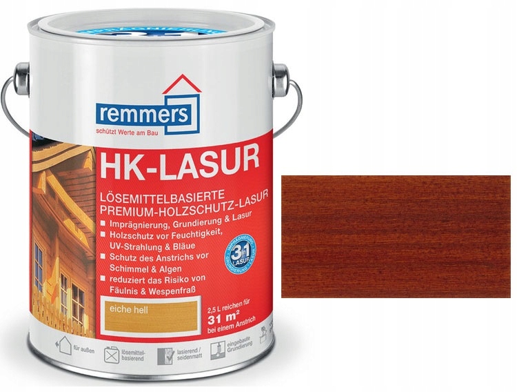 

Remmers Impregnat Do Drewna Hk-lasur Teak 0,75l