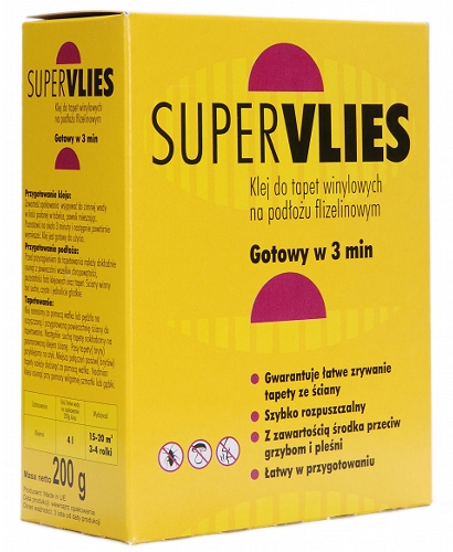 КЛЕЙ ДЛЯ ВИНИЛОВЫХ ОБОЕВ НА FLIZELINIE-СУПЕР VLIES