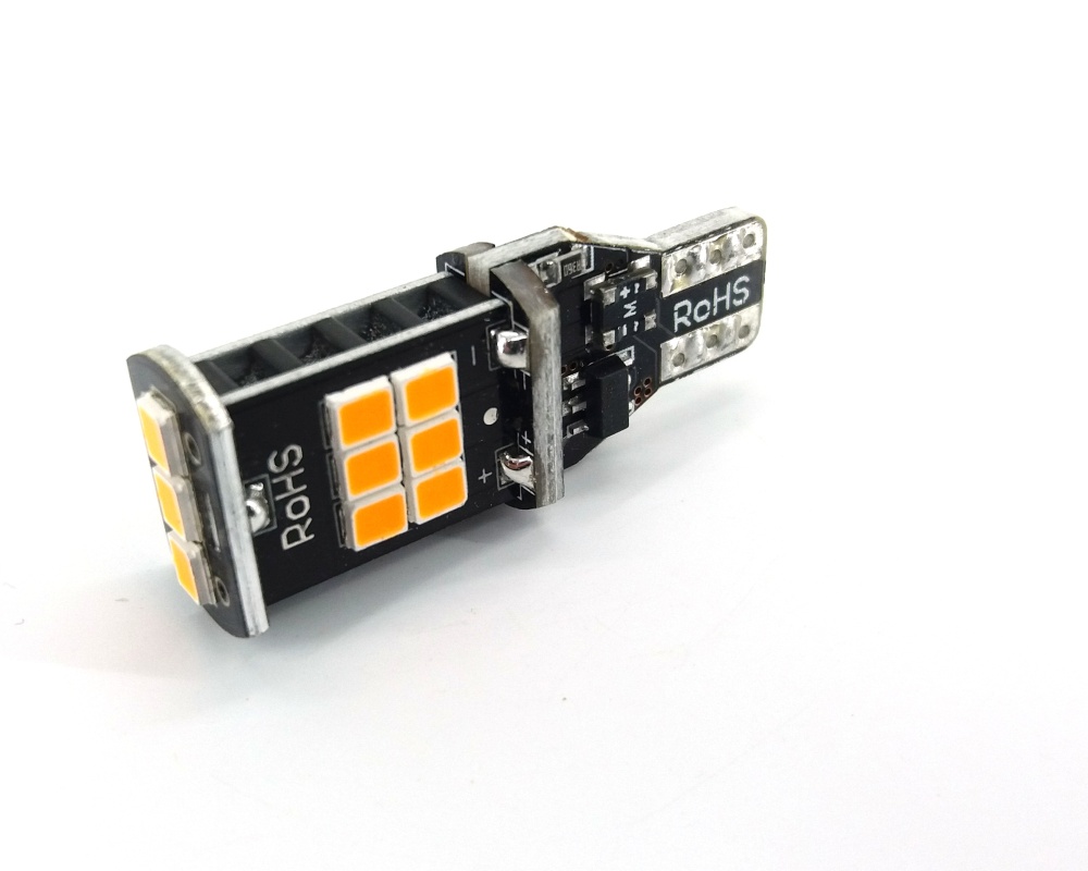 

żarówka Led T15 12V pomarańcz Canbus W16W 980lm