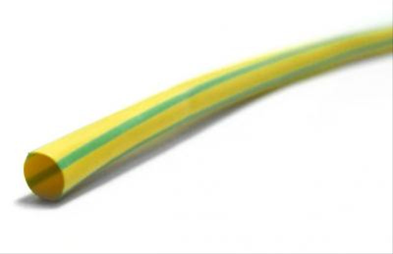 |STcs| koszulka Termokurczliwa 2,4/1,2 żółto-zielona 1m