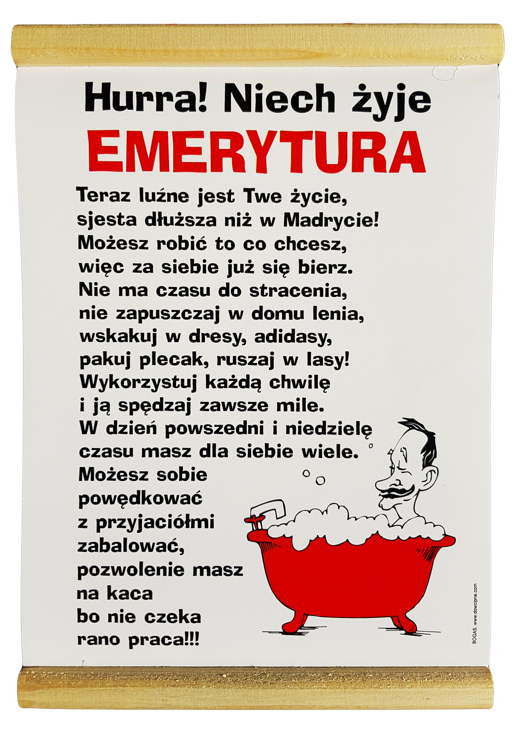 

Śmieszny Upominek dla Mężczyzny na Emeryturę !!!