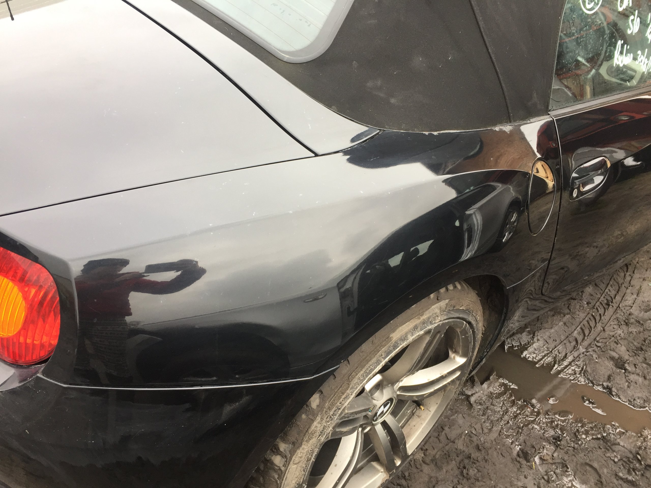 КРЫЛО ПРАВЫЙ ЗАД. BMW Z4 E85 BLACK SAPPHIRE 475/9