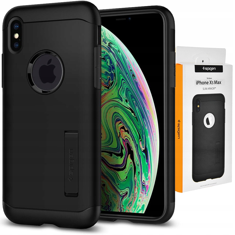 

Etui Spigen do iPhone Xs Max, case, obudowa, Sa