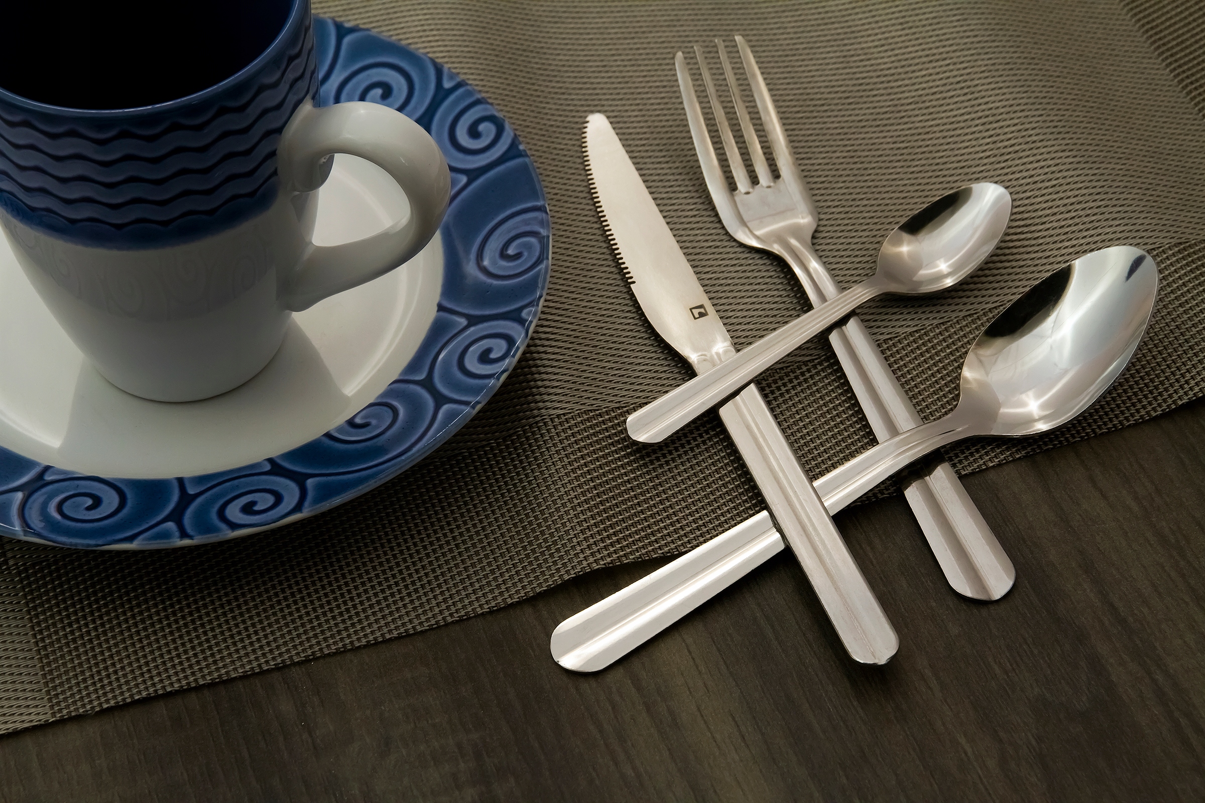 AMEFA SZTUĆCE BAROWE ZESTAW 2430 COLIBRI 60 OSÓB Wykończenie połysk