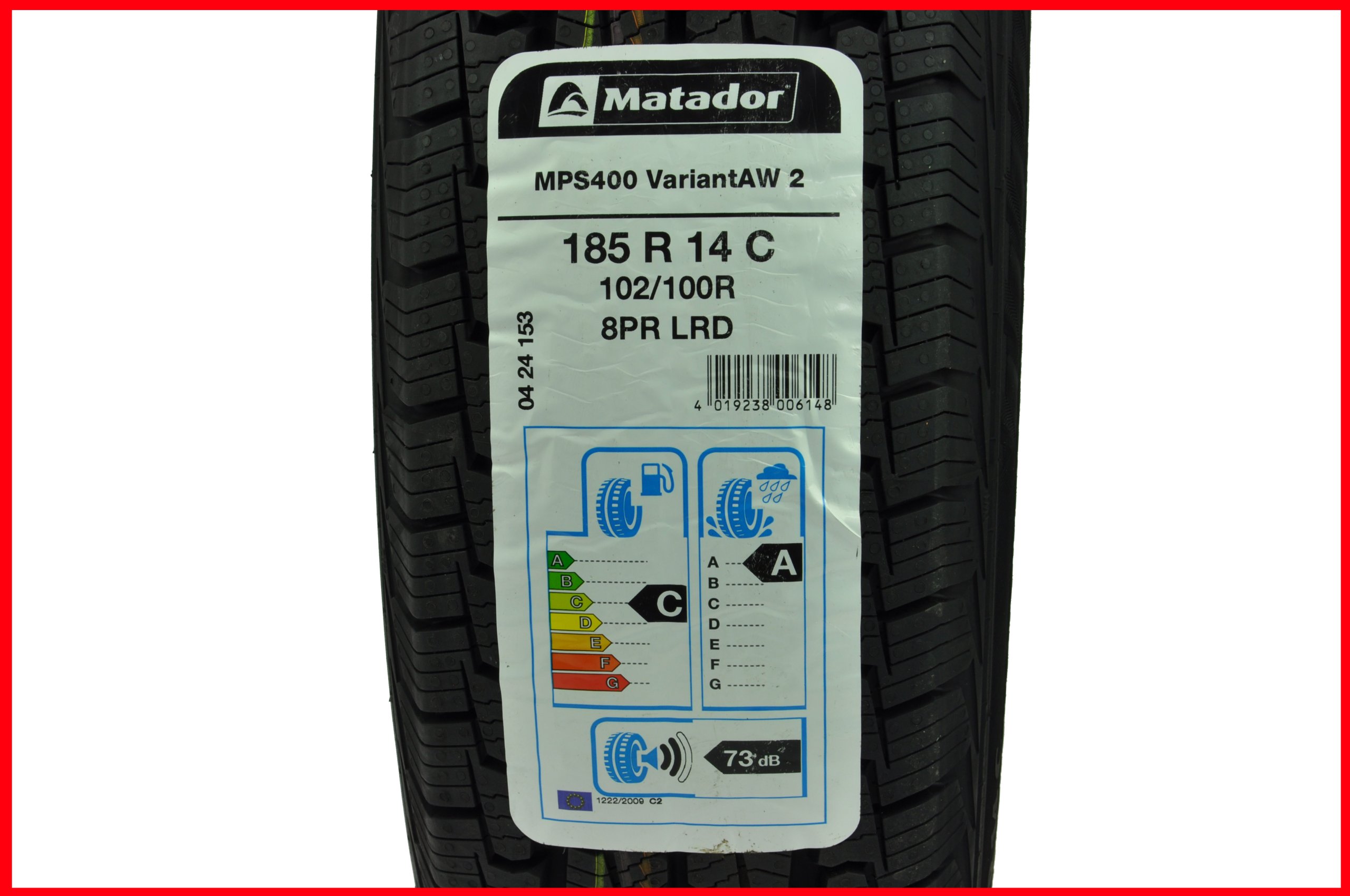 1x 185R14C (185/80R14) 102/100R Matador CAŁOROCZNE Kod producenta 04241530000