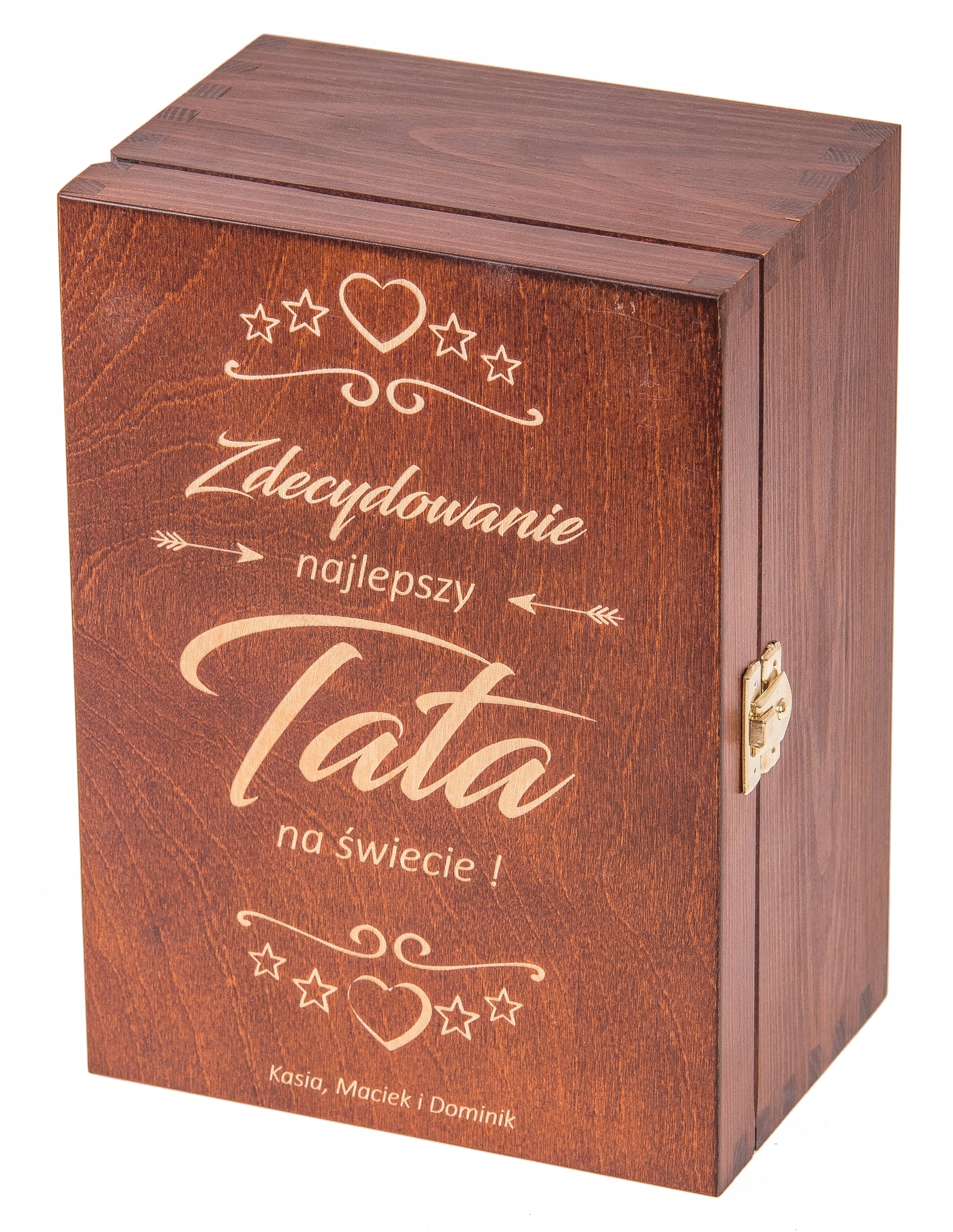 

Pudełko 22x16x10 prezent Tata grawer Dzień Ojca