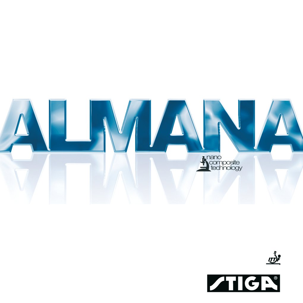 Obklad Stiga Almana max černý, stolní tenis