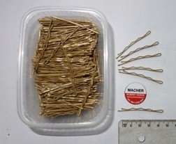 

Złote Wsuwki do włosów 500 szt 2x kulka 4,5cm