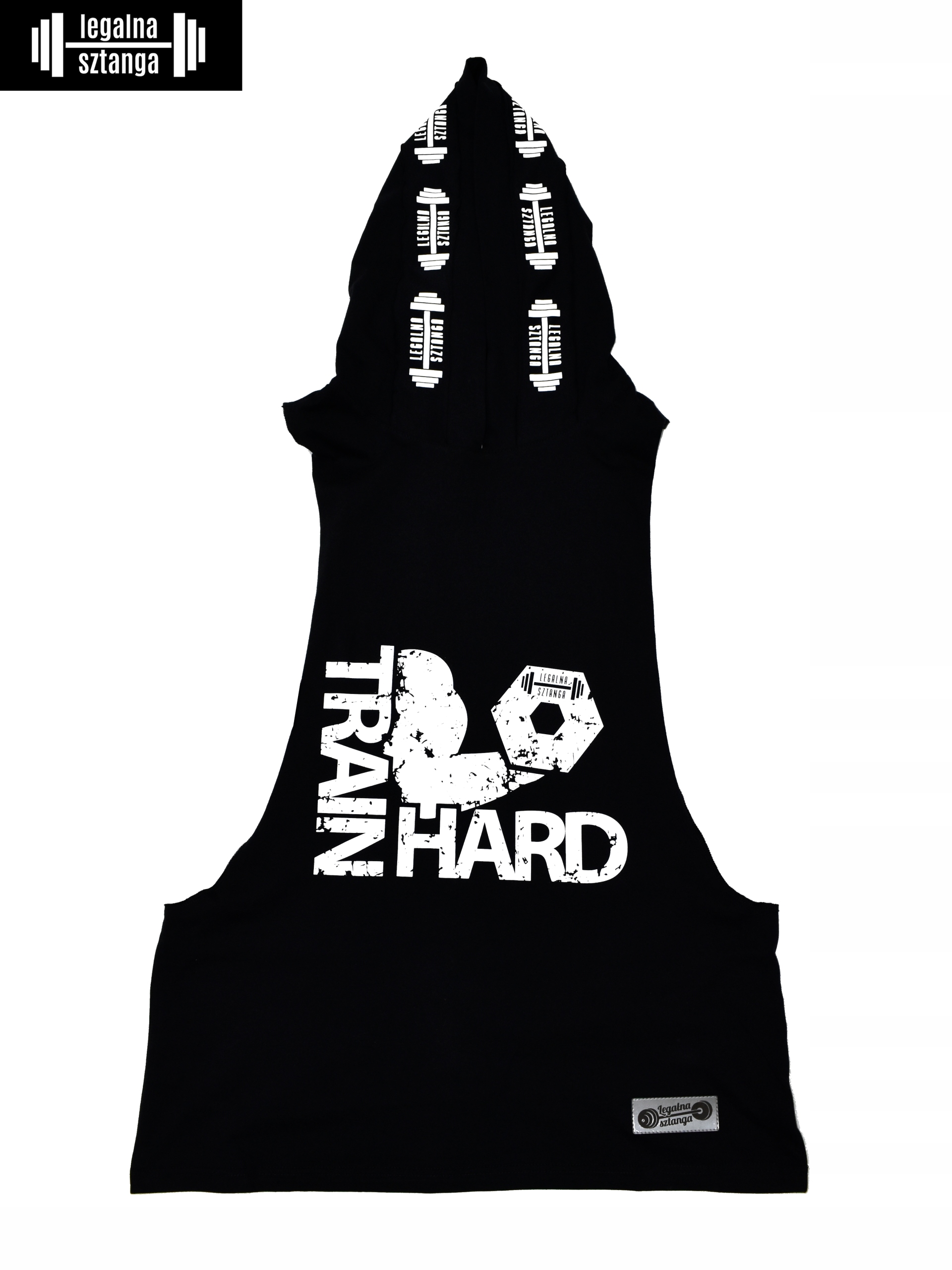 Hoodie Tank Top Legalna Sztanga czarny kaptur XL Kod producenta LSH02CZ