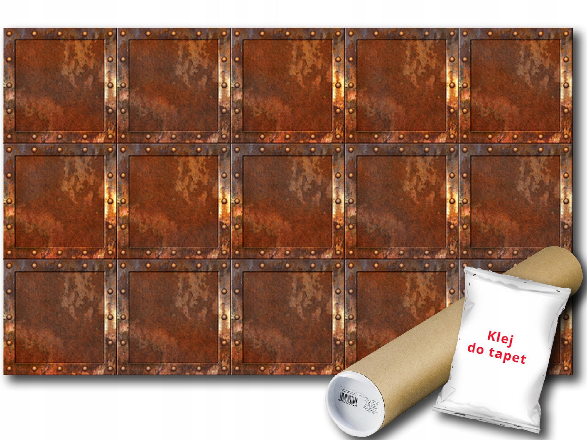 Fototapeta Ocel Kovová Deska 6H F3XL 416x254 F2005
