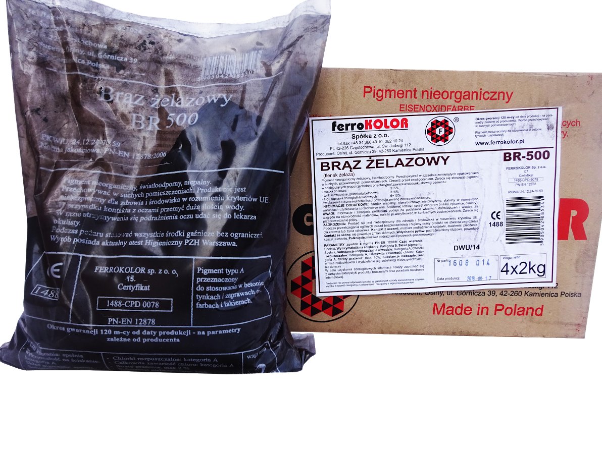 

Barwnik Farba Pigment Do Betonu Brąz 8kg