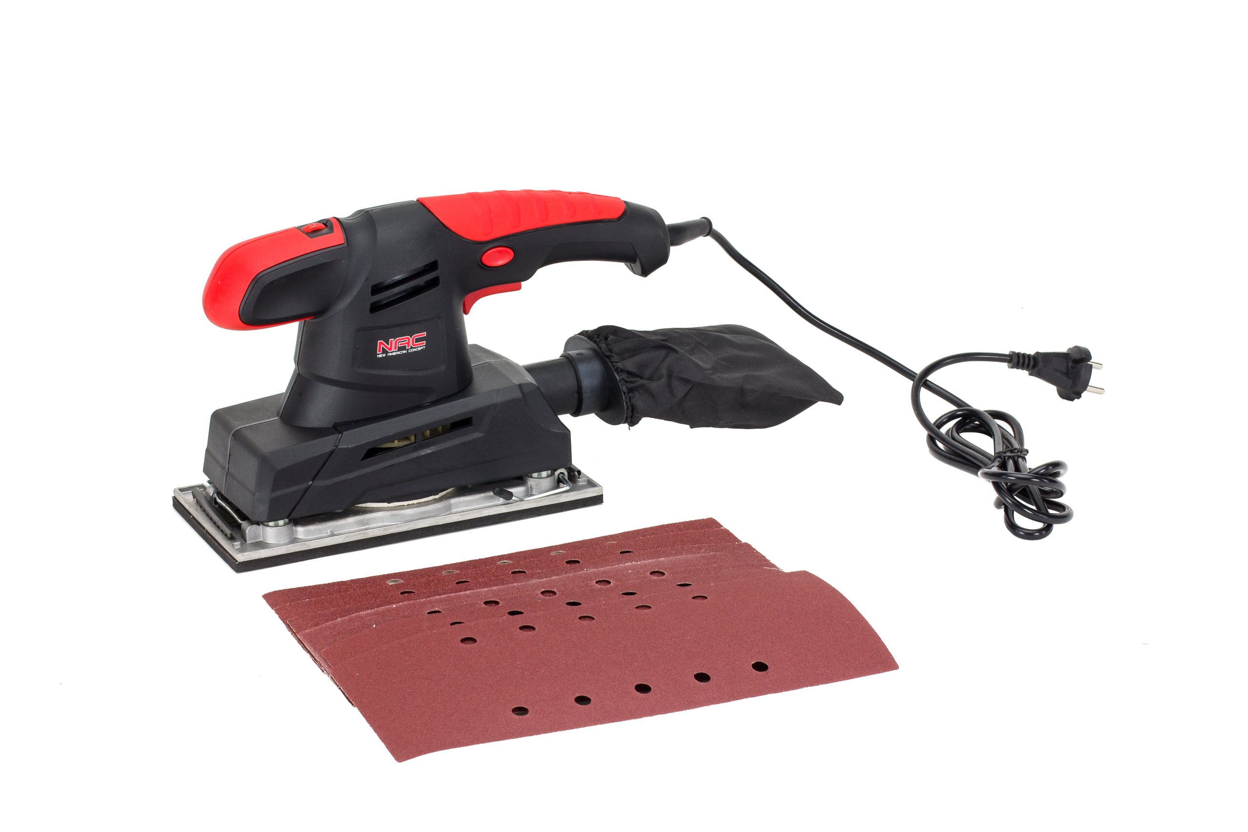 

Nac szlifierka Oscylacyjna 380W Worek Papier