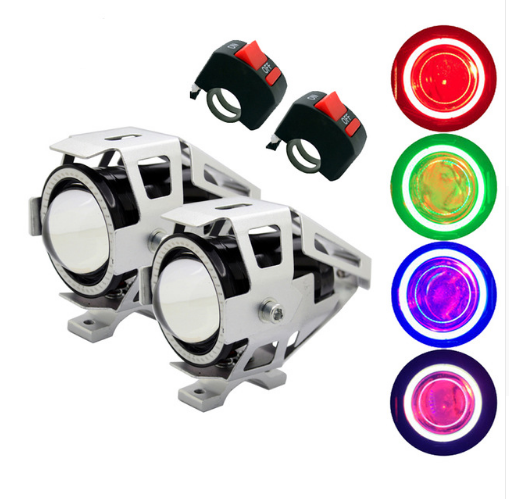 REFLEKTOR LAMPA LED CREE U7 RING MOTOCYKL 2szt Producent inny
