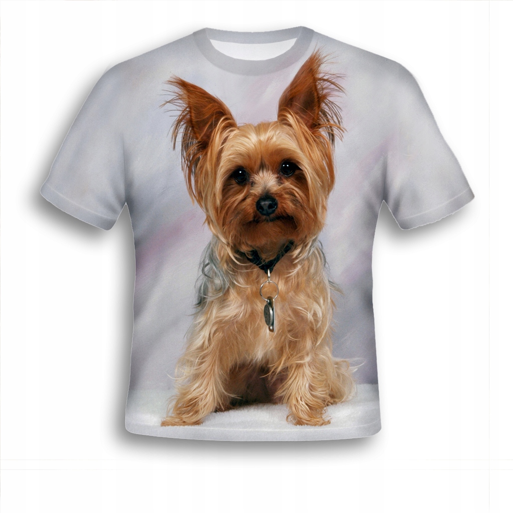 

Koszulka 3D Grafika T-shirt Yorkshier M Plakat