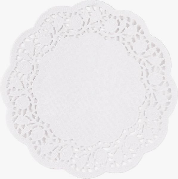 

Serwetki Ażurowe Papierowe 32 CM 100 Szt. Białe