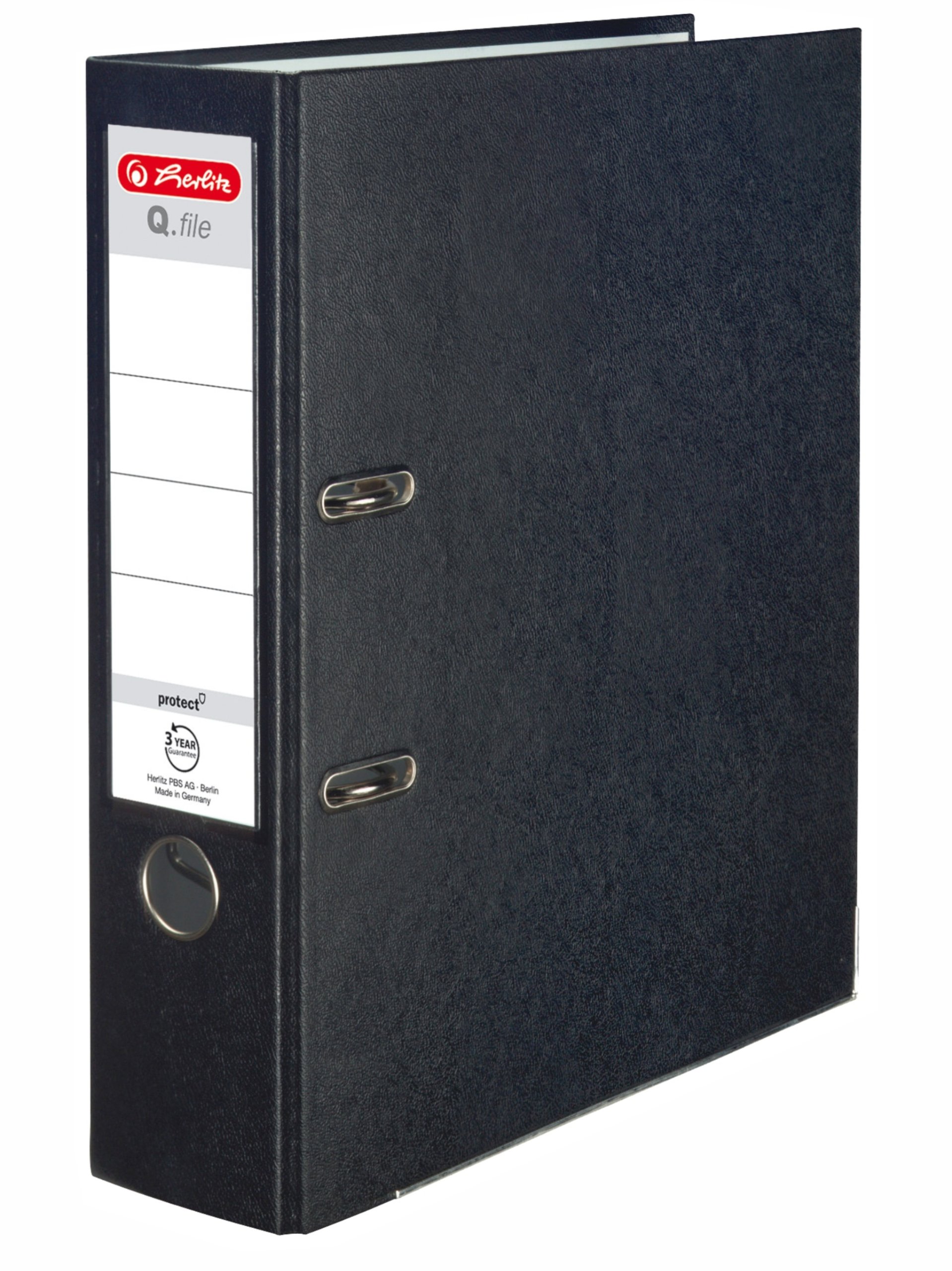 

Segregator Herlitz A4 80mm 8cm Q.file czarny