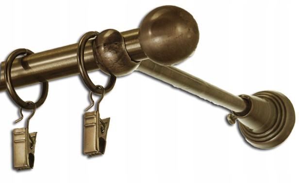 KARNISZE METALOWE POJEDYNCZE NA WYMIAR rama fi 16 10 cm 8 KOLORÓW Marka FajnyDom