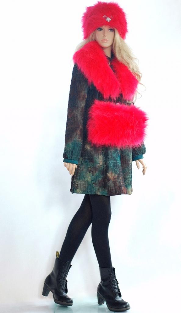 Duży szal szalik kołnierz etola futerko futro HIT! Rozmiar uniwersalny