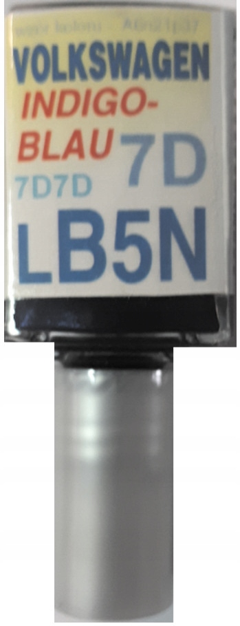 VW LB5N INDIGO BLAU LAKIER SAMOCHODOWY ZAPRAWKA DO RYS 10 ML ARASYSTEM