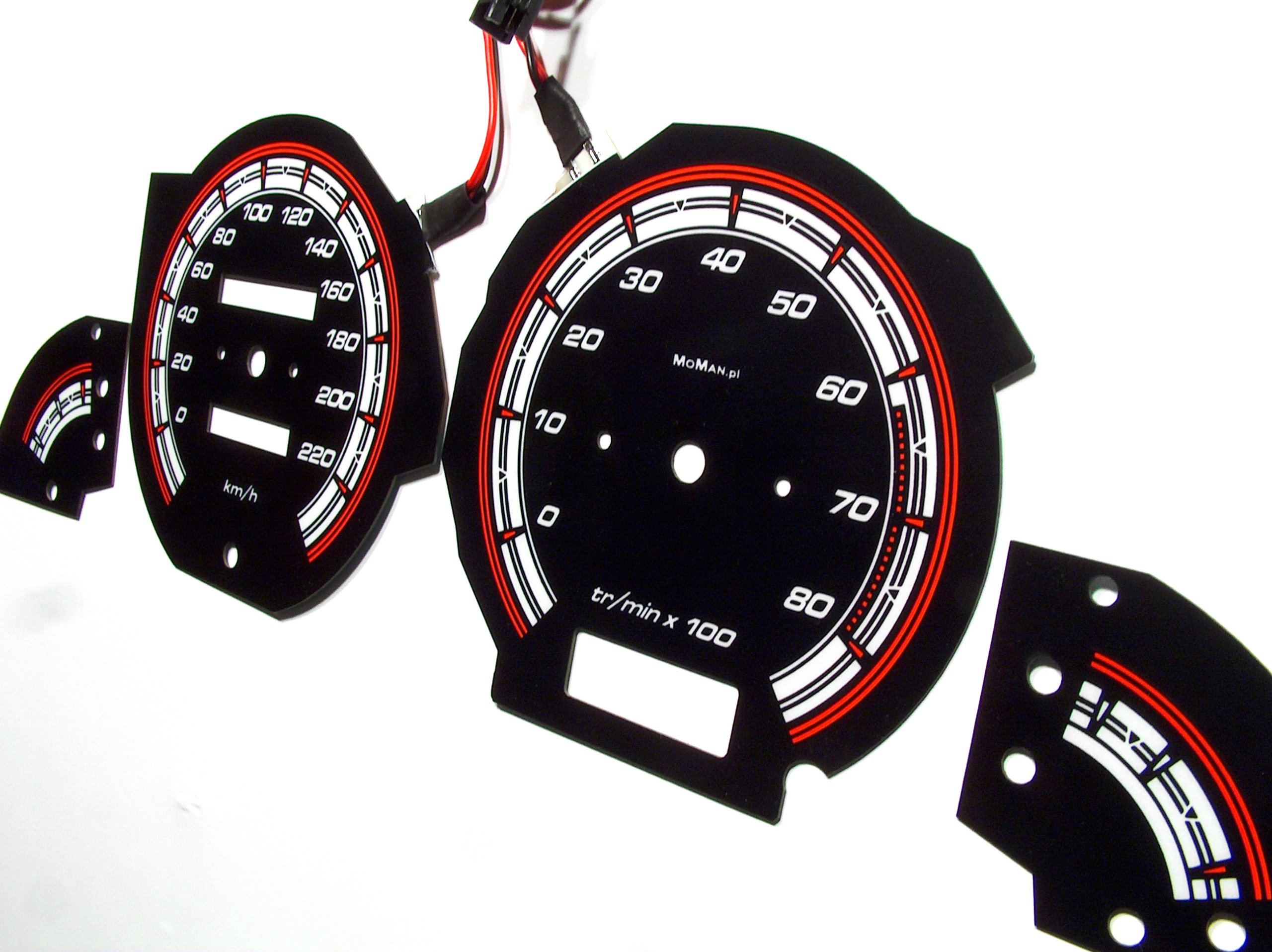 MoMan tarcze licznika INDIGLO Peugeot 106