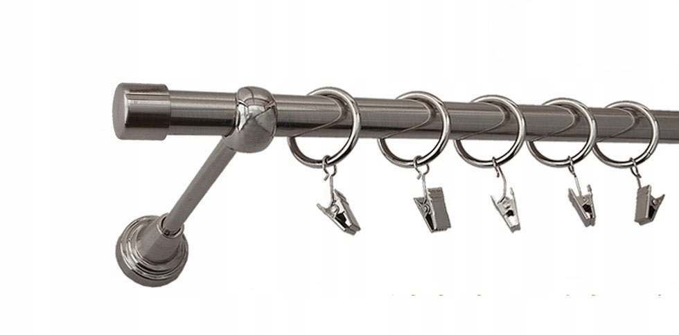 WSPORNIK POJEDYNCZY 19 mm KARNISZ KARNISZE METAL Rodzaj uchwyt do zasłon wspornik