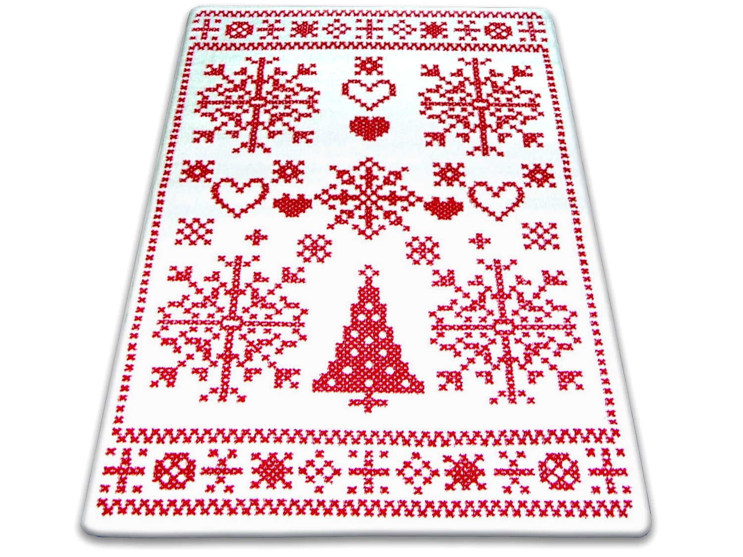 

Dywany Łuszczów Xmas 133x190 Płatki Śniegu #GR1623