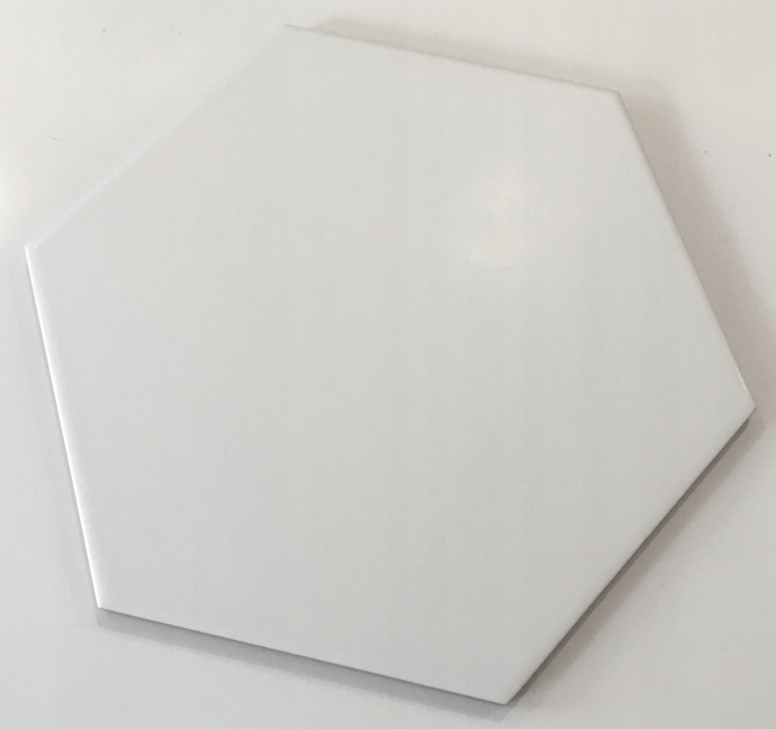 PŁYTKI HEKSAGONALNE BIAŁE MAT matowe 25x28 HIT