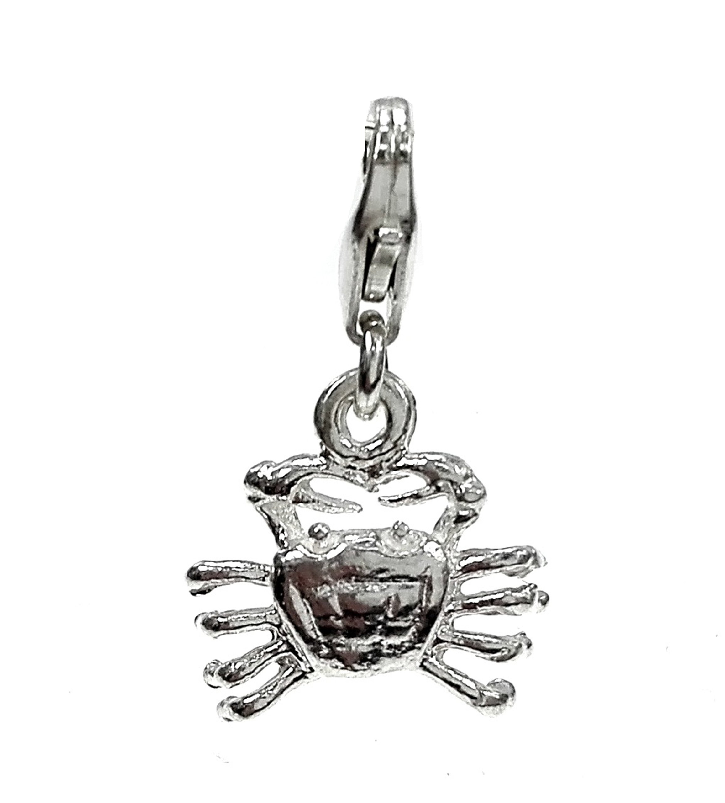 

Zawieszka srebrna charms do bransoletek krab
